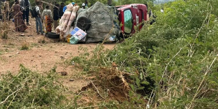 Dabola : Un accident de la circulation fait plusieurs blessés légers et des dégâts matériels importants