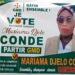 Gbessia : Mariama Djelo Condé à la rencontre de ses électeurs pour une mobilisation décisive