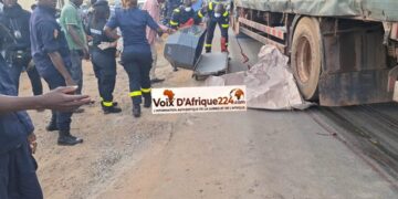 Drame à Dubréka : une femme perd la vie sous les roues d’un camion à Yorokoguiyah