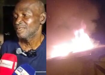 C&rsquo;est un grand malheur à Dabondy : Un enseignant perd tous ses biens dans un violent incendie