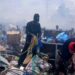 Désolation à coyah : un violent incendie réduit en cendres plusieurs boutiques de somayah mosquée