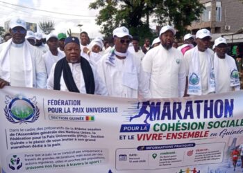 GUINÉE : Marathon pour la cohésion sociale et le vivre-ensemble en Guinée