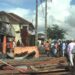 Incendie à Coyah : le préfet Bernard Kamano sur les lieux du sinistre au quartier Somayah Mosquée