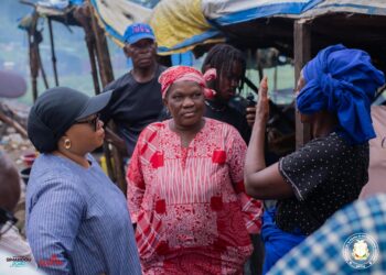 MPEM : Fatima Camara en visite sur les chantiers